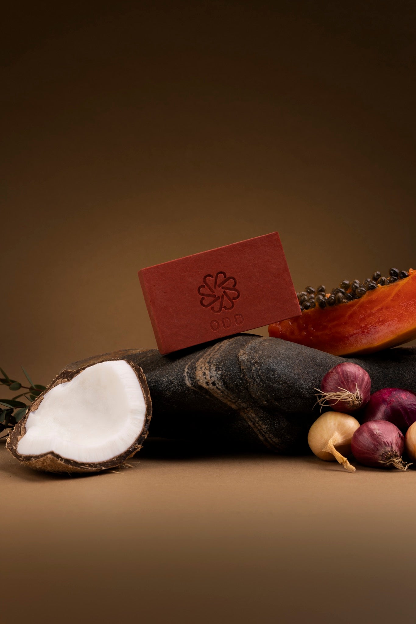 One & Done For Dry Hair & Scalp bar with coconut, papaya and shallot