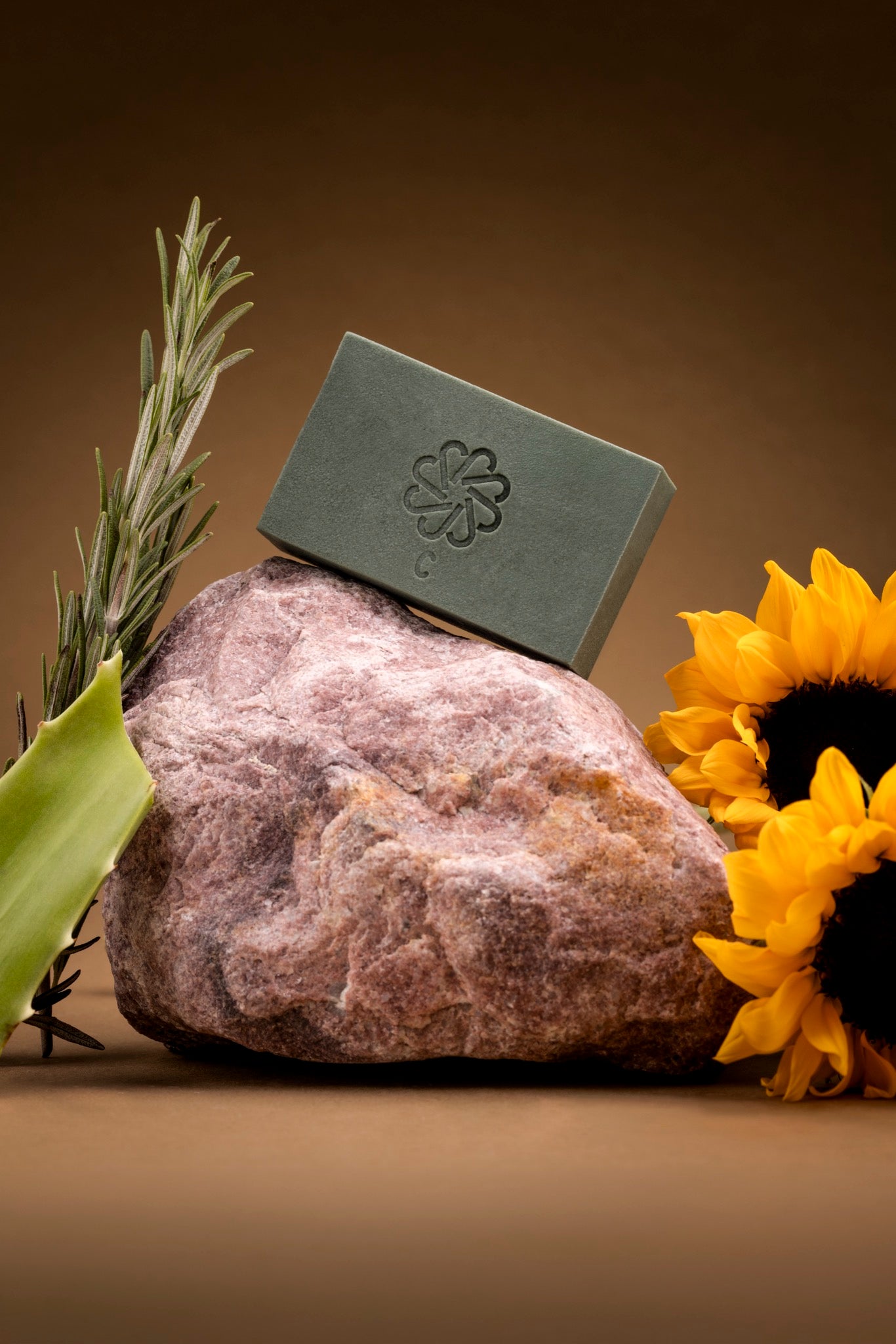 JIVANTRA Solid Serum Conditioner bar with rosemary, aloe and sunflower